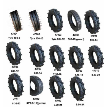Agricultural Tyre Farm Irrigation Tyres Paddy Tyre (600-12)